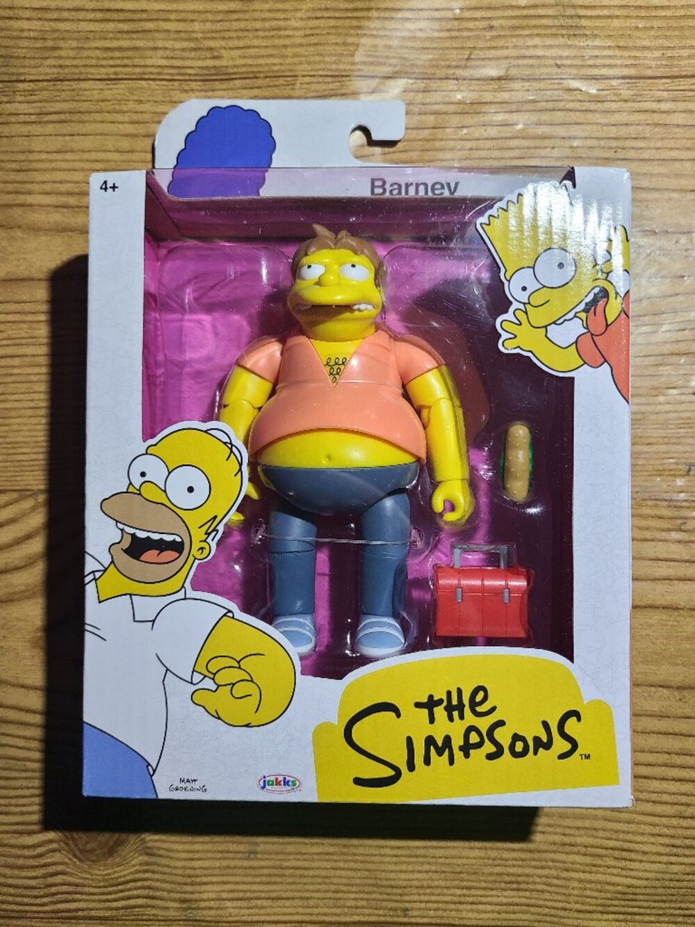 "Barney" The Simpsons Jakks 6" Figure (NEW)